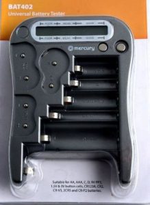 battery checker checks strength of battery